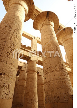 エジプトの古代遺跡、カルナック神殿(Temple of Karnak in Egypt) 76222448