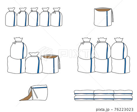 土のう_sandbags 土のう_sandbags 76223023