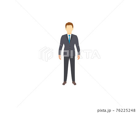 Company head, businessman. Vector illustration. Flat design. Company head, businessman. Vector illustration. Flat design. 76225248