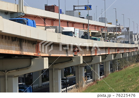 首都高速中央環状線　小菅付近 76225476