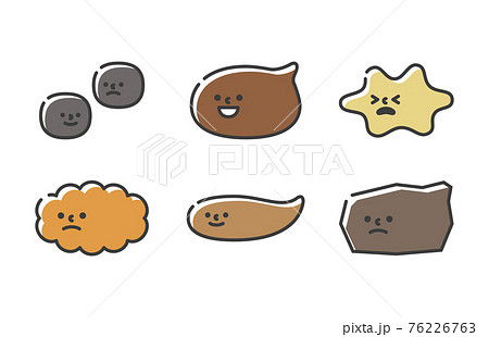 6種類のうんこの形 6種類のうんこの形 76226763