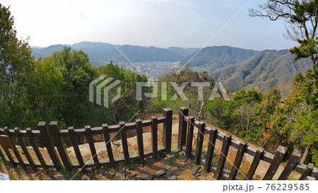 備中松山城からの高梁市街1 備中松山城からの高梁市街1 76229585