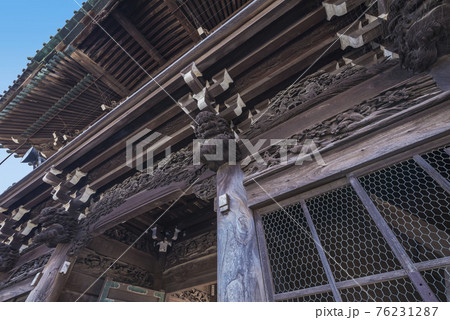 帝釈天　柴又　葛飾区柴又　葛飾柴又帝釈天　二天門 76231287