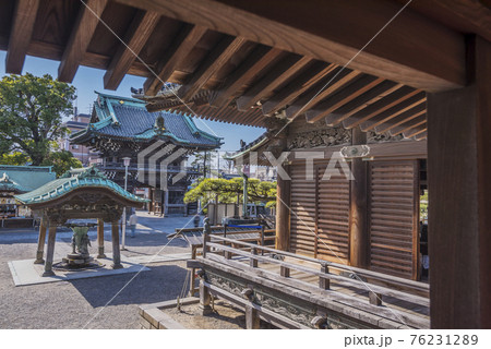 帝釈天　柴又　葛飾区柴又　葛飾柴又帝釈天　二天門 76231289