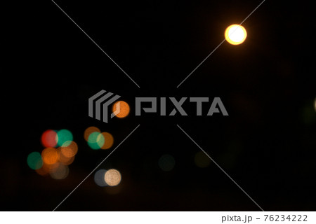 Abstract city night lights circular blurry background. Beautiful yellow, green colors bokeh. Horizontal image style. Abstract city night lights circular blurry background. Beautiful yellow, green colors bokeh. Horizontal image style. 76234222