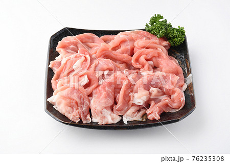 豚肉　モモ薄切り 76235308