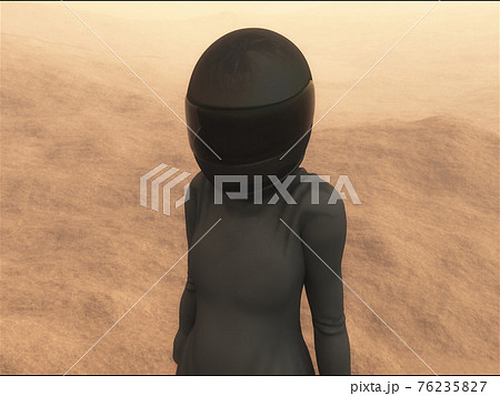 バイクヘルメットのイラスト素材