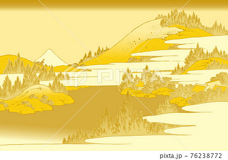 葛飾北斎イメージ相州箱根湖水金 葛飾北斎イメージ相州箱根湖水金 76238772