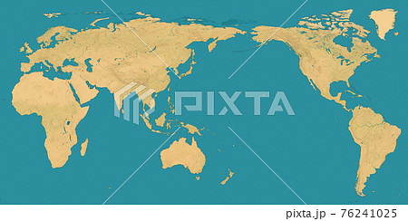 世界地図 イラスト シンプル イメージのイラスト素材