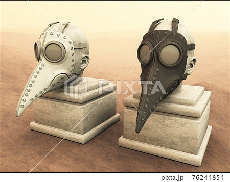 ペストマスクのイラスト素材