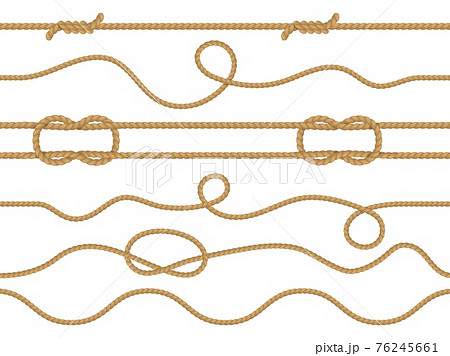 Seamless marine rope. Nautical knot pattern, - Stock Illustration  [76245661] - PIXTA