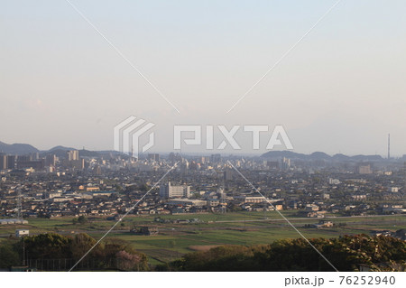 大牟田市 甘木山公園から見た町並み、 大牟田市 甘木山公園から見た町並み、 76252940