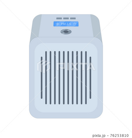 Air purifier vector illustration in flat style on isolated white background. 76253810