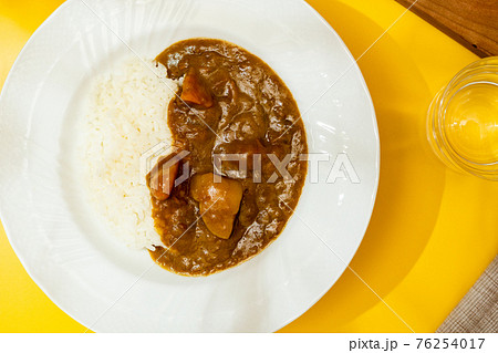 カレーライス（真俯瞰） 76254017