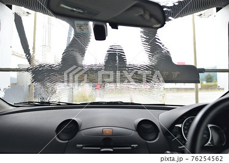 洗車機(車内撮影)03 洗車機(車内撮影)03 76254562