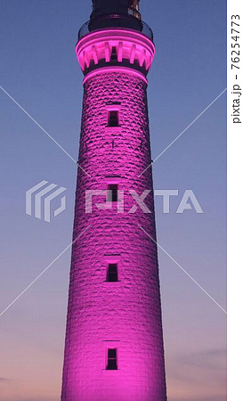 出雲日御碕灯台・ライトアップ 2021年・・恋人の聖地 出雲日御碕灯台・ライトアップ 2021年・・恋人の聖地 76254773