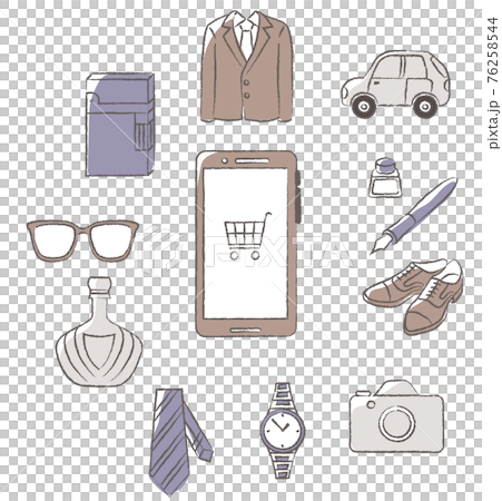 Men's lifestyle online shopping set 76258544