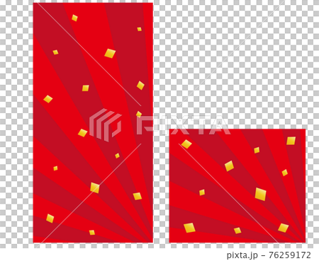 Japanese-style background of radiation Japanese pattern New Year 76259172