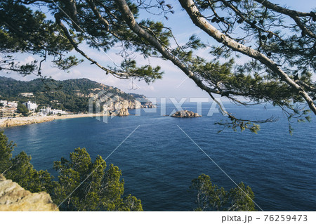 landscape of beaches and coves of the spanish costa brava landscape of beaches and coves of the spanish costa brava 76259473