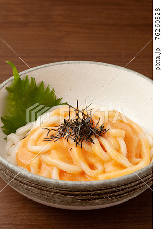明太子クリームうどん 明太子クリームうどん 76260328