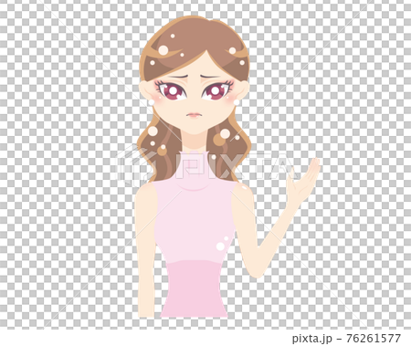 美容：案内をする女性のイラスト 76261577