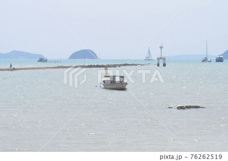 fishing boats near the sea and port in Phuket fishing boats near the sea and port in Phuket 76262519