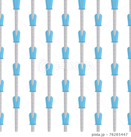 Abstract seamless medical pipette, dropper for laboratory on white background Abstract seamless medical pipette, dropper for laboratory on white background 76265447