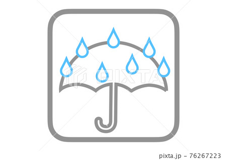 雨の天気予報 雨の天気予報 76267223