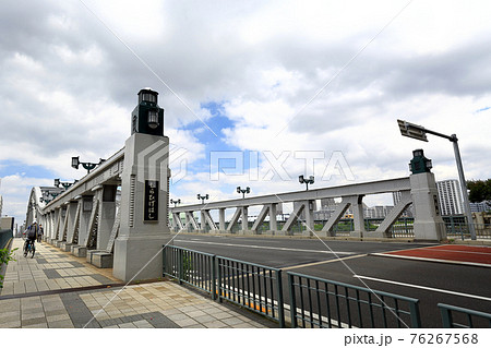 東京 隅田川にかかる白鬚橋 東京 隅田川にかかる白鬚橋 76267568