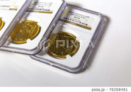 鑑定を受けたブリタニア金貨 76268481