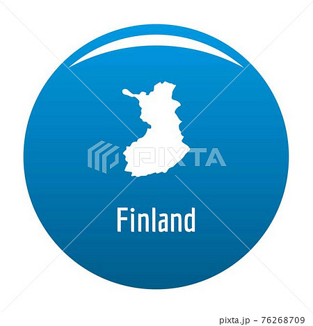 Finland map in black vector simple Finland map in black vector simple 76268709