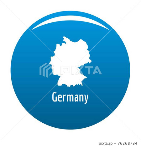 Germany map in black vector simple Germany map in black vector simple 76268734