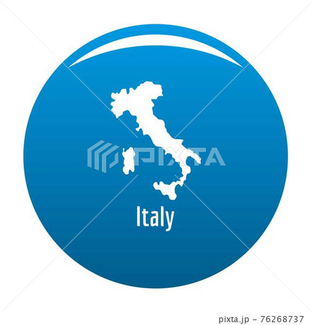 Italy map in black vector simple 76268737