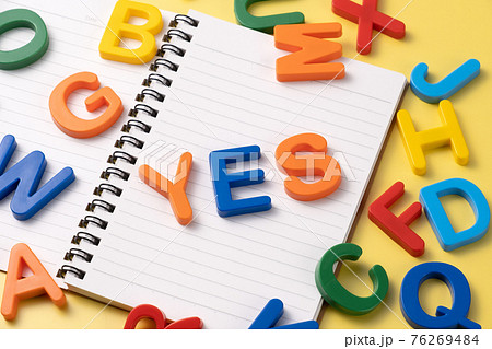 YES アルファベットのイメージ 76269484