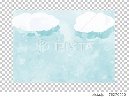 水彩風格的天空背景 水彩風格的天空背景 76270920