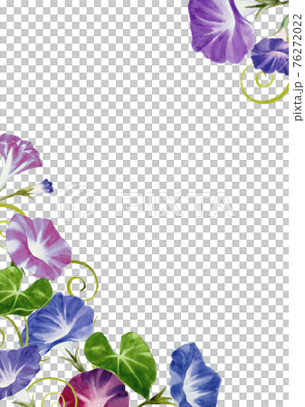 牽牛花手繪水彩裝飾框 牽牛花手繪水彩裝飾框 76272022