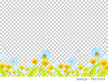 蒲公英水彩模擬圖 76272031