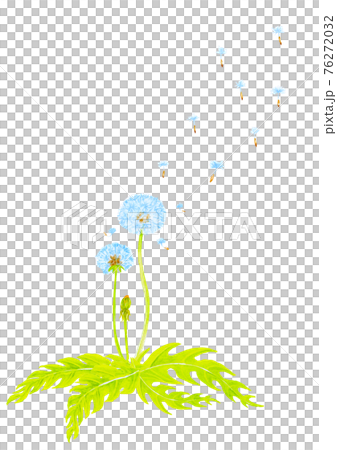 蒲公英水彩模擬圖 76272032