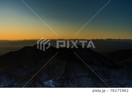 榛名山山頂からの初日の出 榛名山山頂からの初日の出 76275962