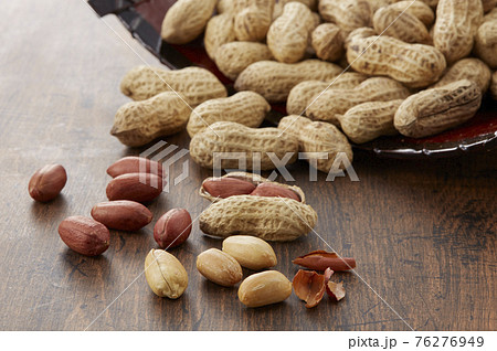 殻付きピーナッツ　落花生　箕　千葉半立 76276949