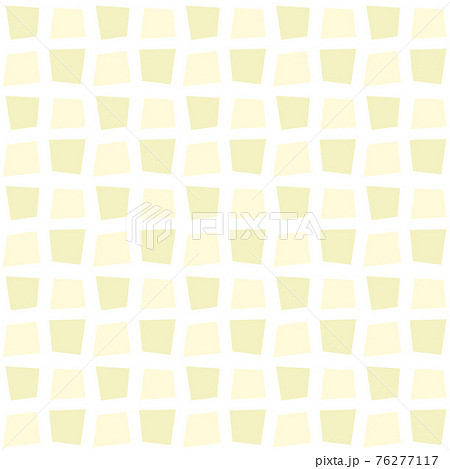 北欧デザイン 不揃いなタイルのパターン素材 カーキのイラスト素材