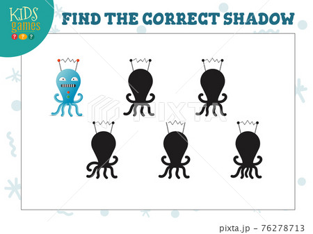 Find the correct shadow for cute cartoon robot educational preschool kids mini game Find the correct shadow for cute cartoon robot educational preschool kids mini game 76278713