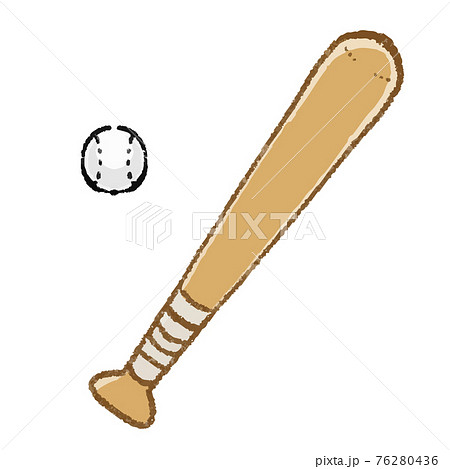 Baseball Bat And Ball Illustration Stock Illustration