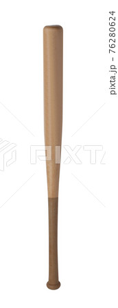 Baseball Bat Isolated On White Background 76280624