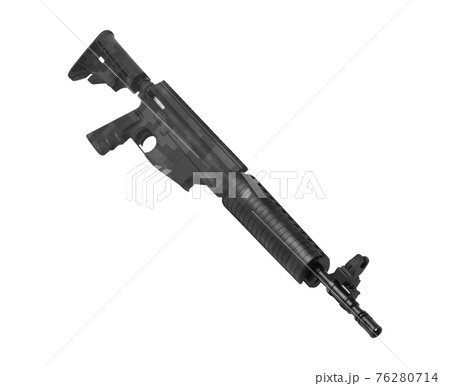 rifle M4 isolated on white 76280714