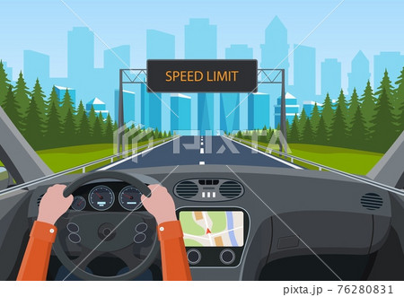 Drive safely concept. Drive safely concept. 76280831