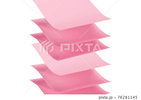 sticky notes isolated on white 76281145
