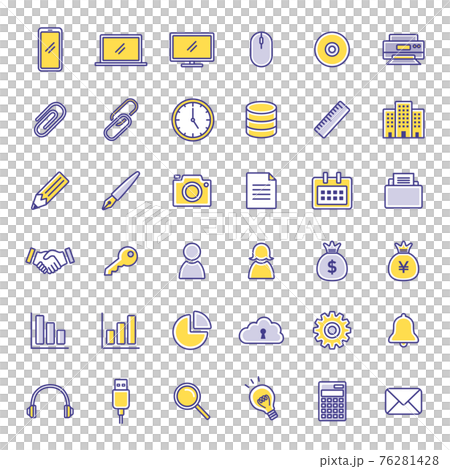 Business icon illustration set 76281428