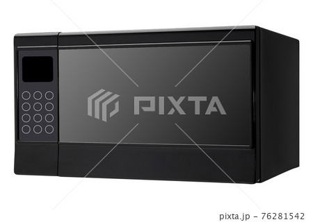 microwave oven isolated 76281542