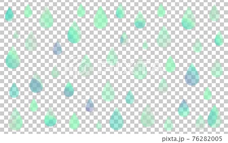Watercolor drop pattern (fresh green green) random 76282005